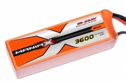 ManiaX Lipol 22.2V 3600mAh 80C MAX6003