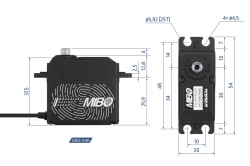 MIBO 1/10 Offroad Brushless Servo