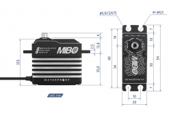MIBO 1/8 Waterproof Brushless Servo