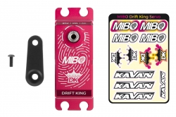 Mibo Drift King Alu Red Programmable Brushless Servo (Low Profile)