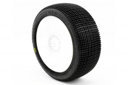 ADDICTIVE V2 BUGGY S2 (SOFT) nalepené pneumatiky, bílé disky, 2 ks. MX-PCW2004-S2