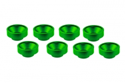 M3 hliníkové servo podložky zelené, 8 ks. MX-UR1507-GR