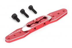 Servo páka Obojstranná 64mm (2,5") 25zubov M2 - červená OMPPJYB53
