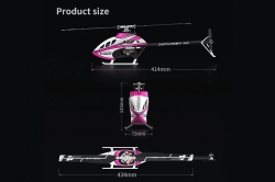 RC vrtulník OMP Hobby M2 V3 Sport (růžový)