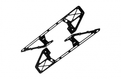 RC vrtulník OMP Hobby M5: Horní bočnice rámu