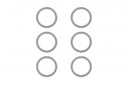 RC vrtulník OMP Hobby M5: Podložka 12x14,9x0,5