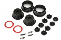 Disky Raid SC 2.2″/3.0″, 12 a 14mm šestihran, Bead-Lock, červeno-černé (2 ks)