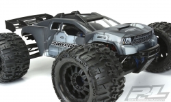 BRUTE čirá karoserie, bílá, předříznutá pro TRX E-REVO 2.0