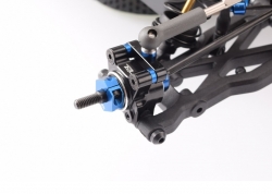 B74: Zadní hliníkové náboje kol (1 pár)