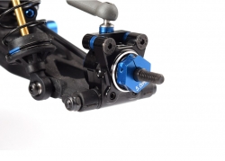 B74: Zadní hliníkové náboje kol (1 pár)