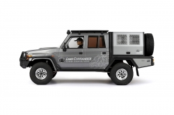 1:10 LAND COMMANDER sada 2,4GHz - Šedá