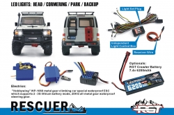 1:10 Zestaw ratunkowy 2.4GHz RTR (czarny)