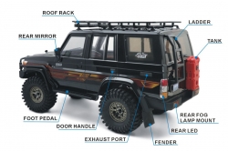 1:10 Zestaw ratunkowy 2.4GHz RTR (czarny)