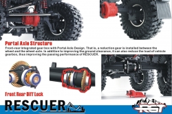 1:10 Zestaw ratunkowy 2.4GHz RTR (czarny)