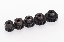 Ocelové pastorky 18, 20, 22, 24, 26 zubů, 48DP (5 ks)