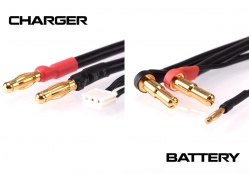 Kabel ładujący 2S G4/G5 długi, 60cm, 4 mm 3pin EH (czarny)