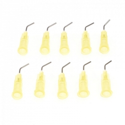 Ocelové CA aplikační trubičky zahnuté pro řídká lepidla (10 ks)