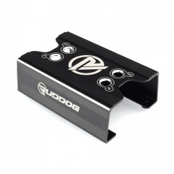 Car-stojánek alu černý s mech. protiskluz. proužky pro 1:10 a 1:8 Buggy a Truggy podvozky