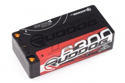 RUDDOG Racing Hi-Volt 6300mAh 150C/75C 7.6V Short Stick Pack - EFRA RP-0679