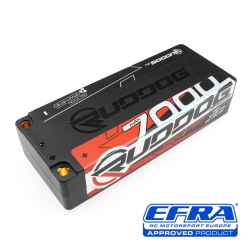 RUDDOG Racing 7000mAh 150C/75C 7.6V 113mm Mid Short Stick Pack LiPo-HV Battery RP-0799