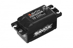 SB-2265MG+ BRUSHLESS HiVolt digitálne servo - LOW PROFILE (17kg-0,07s/60 °) SAVOX-SB2265MG