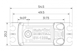 Savöx SV-1259MG HiVolt Digital servo (Low Profile)