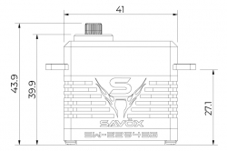 Savöx SW-2294SG BB HiVolt 4S Digital Brushless Servo (Waterproof)