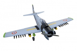 Skyraider Warbird 1,6m ARF Tiger (zatahovací podvozek)