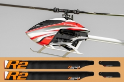 RC vrtulník Stratos 700 kit + sada rotorových listů MSC