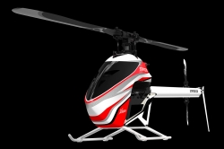 RC vrtulník Stratos 700 kit + sada rotorových listů MSC