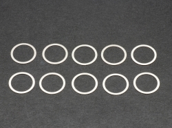 SWORKz oceľové/hliník vymedzovacie podložky 10x12x0.2mm, 10 ks. SW101024