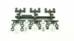 SWORKz plastové vložky C-Hub predné & kĺbky stabilizátora, 1 sada SW220047