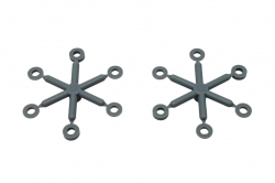 Přesné plastové těsnění 1/10 BBS tlumičů 3.0x6.3x0.9 (2 sady) SW222012SEAL