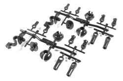 SWORKz plastové diely tlmiče a držiak karosérie, 2 sady SW228006A