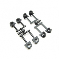 SWORKz plastové vložky horných čiapočiek olejových tlmičov, 8 ks. SW250112110