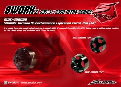 SWORKz Tornado ľahký spojkový bubienok, 13zubov, 1 ks. (Modul 1,0) SWC338006