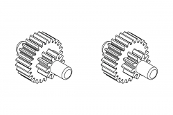 Turbo Racing: Ozubené kolo 2ks