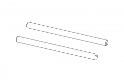 Turbo Racing: Osa (zadní kola) 2ks