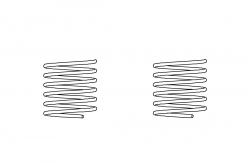 Turbo Racing: Pružina zadního víka 2ks