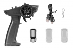 1:76 Turbo Racing On-Road RC Car RTR (cementovo šedá)