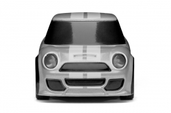 1:76 Turbo Racing On-Road RC Car RTR (cementovo šedá)