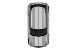 1:76 Turbo Racing On-Road RC Car RTR (cementovo šedá)