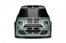 1:76 Turbo Racing On-Road RC Car RTR (tmavo zelený)