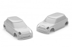 1:76 Turbo Racing On-Road RC Car RTR (tmavo zelený)