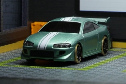 1:76 C62 Drift RC Car RTR (zelená s pruhem)