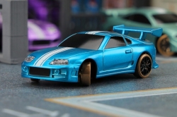1:76 C63 Drift RC Car RTR (modrá s pruhem)