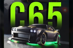 1/76 C65 DRIFT RC Car RTR (sivá) TB-C65