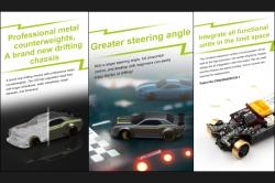 1/76 C65 DRIFT RC Car RTR (šedá)