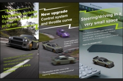 1/76 C65 DRIFT RC Car RTR (šedá)