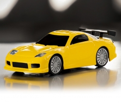 1:76 C71 On-Road Sport RC Car RTR (žlutá)
